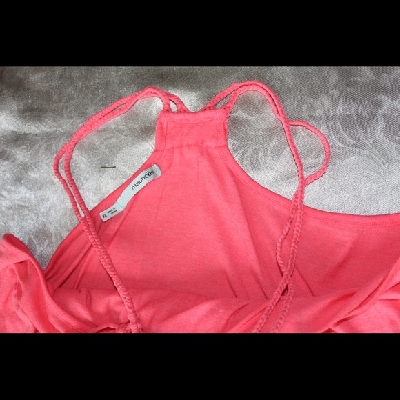 Hot Pink fringe top - Picture 3 of 4